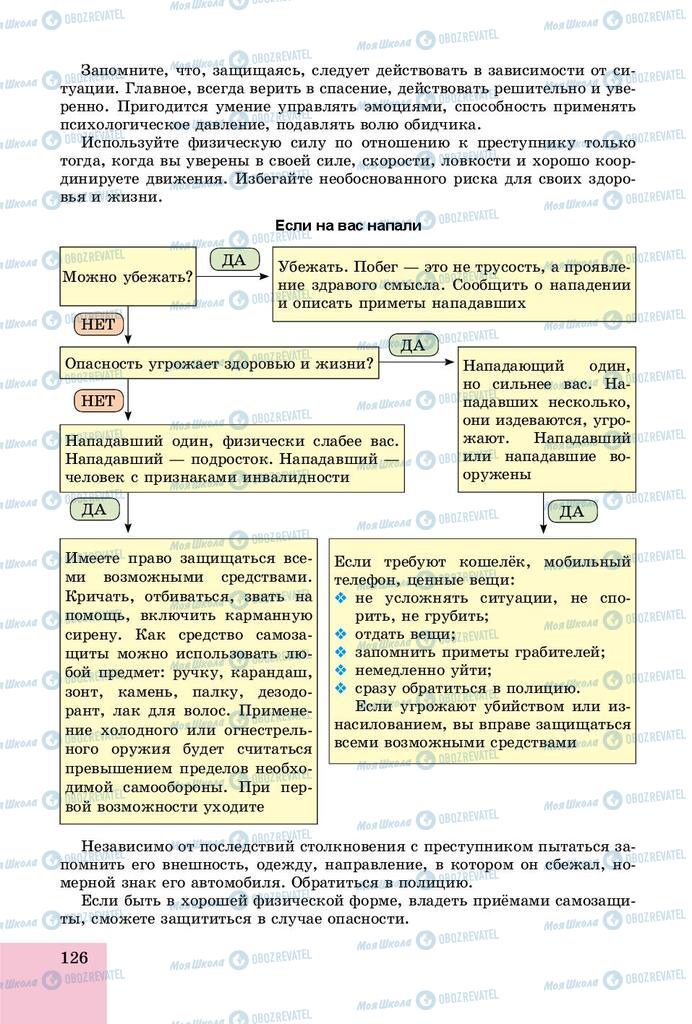 Учебники Основы здоровья 8 класс страница  126