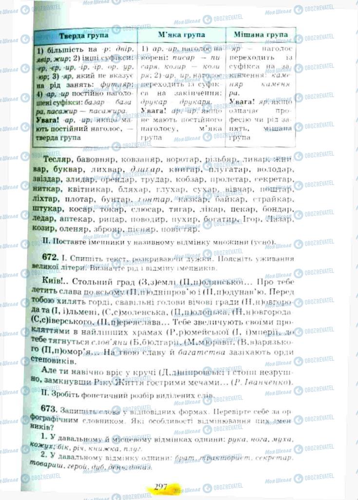 Підручники Українська мова 10 клас сторінка 297