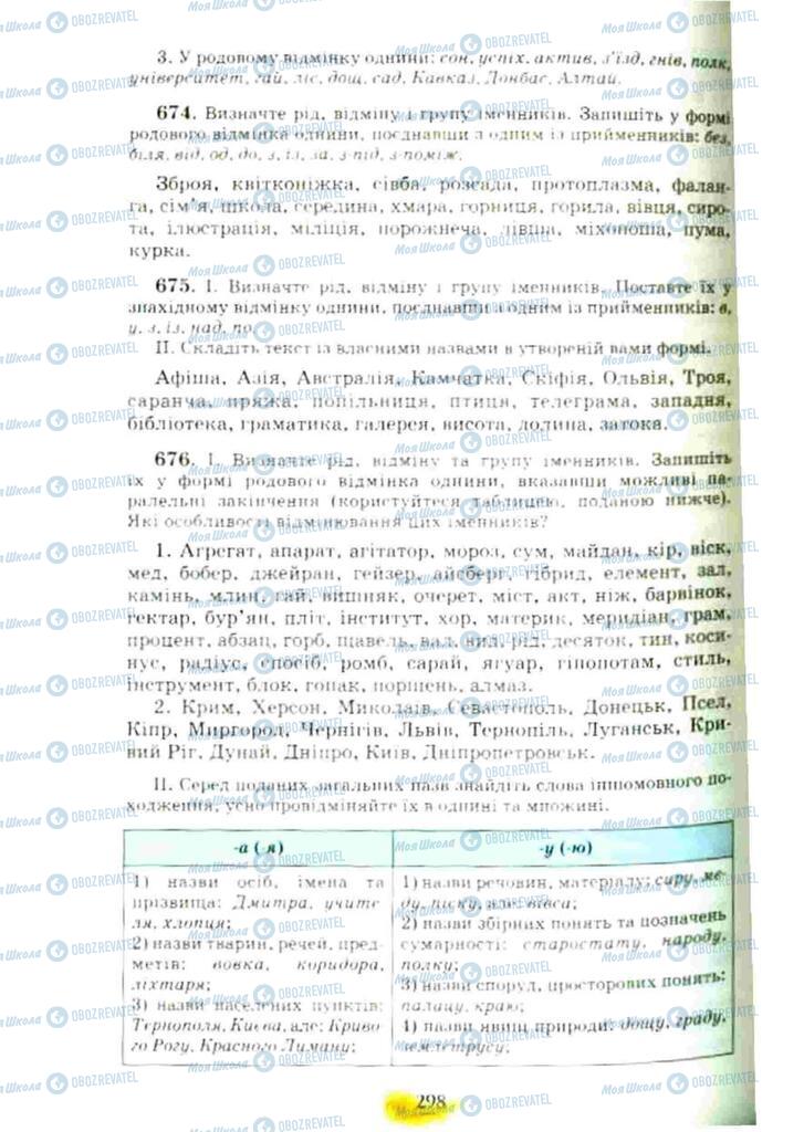 Підручники Українська мова 10 клас сторінка 298
