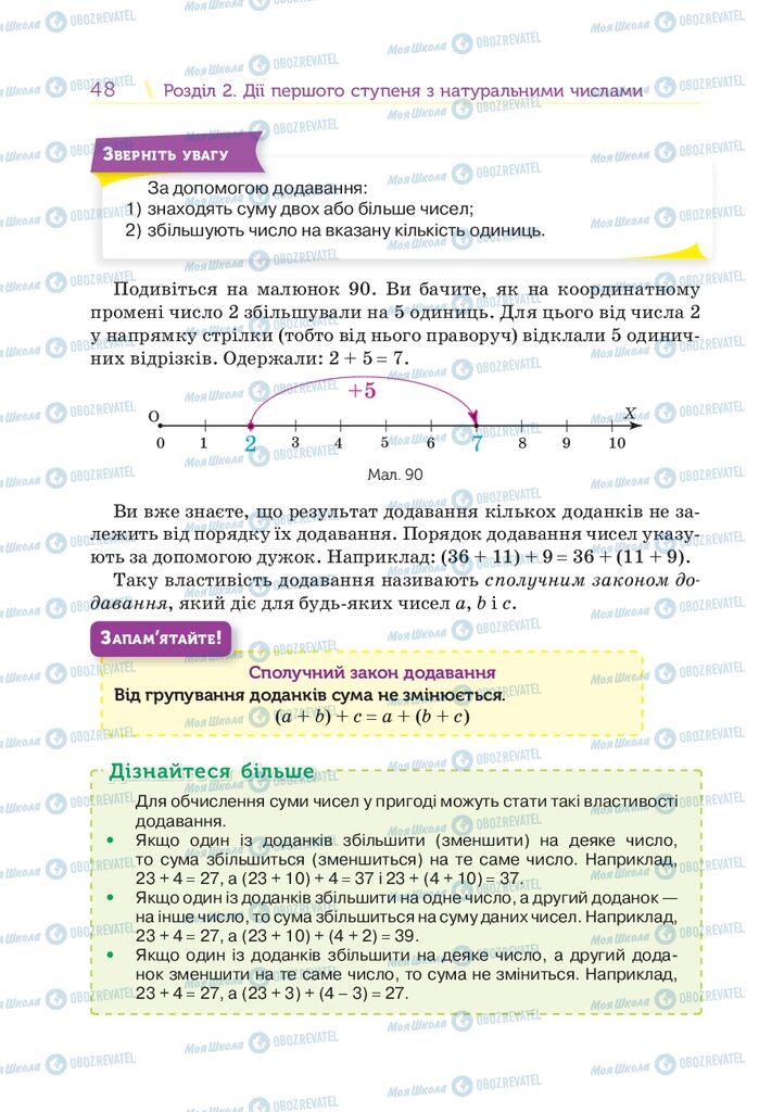 Підручники Математика 5 клас сторінка 48