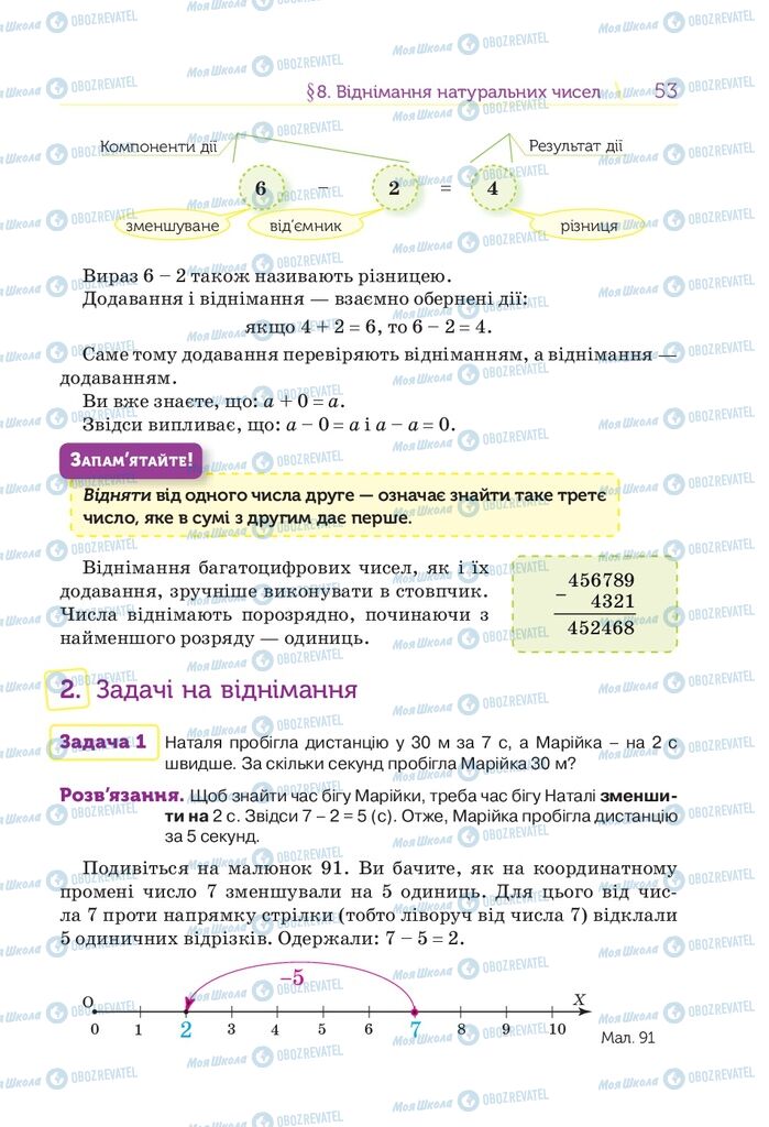 Підручники Математика 5 клас сторінка  53