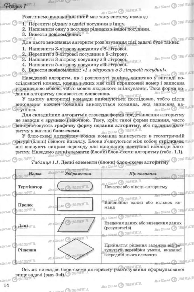 Учебники Информатика 11 класс страница 14