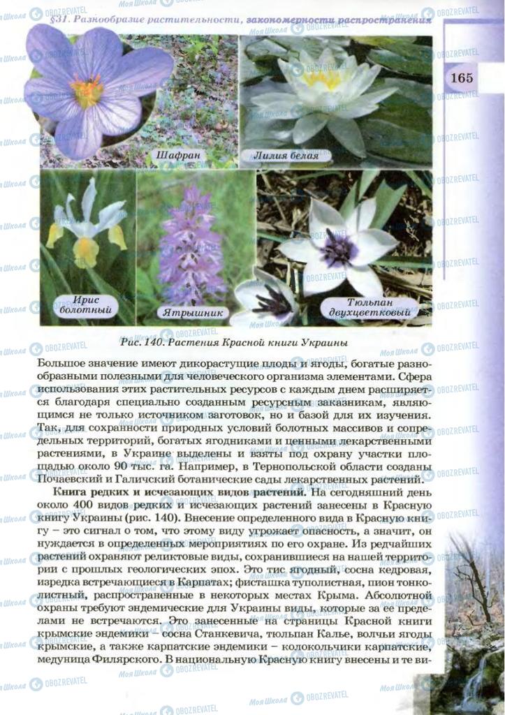 Підручники Географія 8 клас сторінка 165
