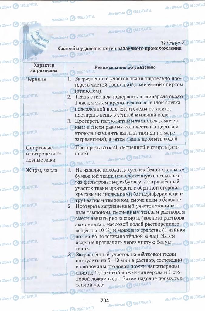 Підручники Хімія 11 клас сторінка 204