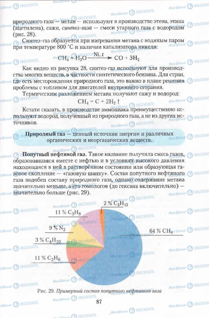 Підручники Хімія 11 клас сторінка 87