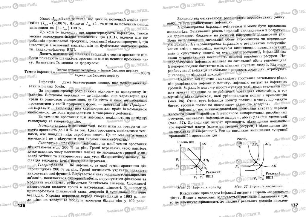 Учебники Экономика 11 класс страница  136-137