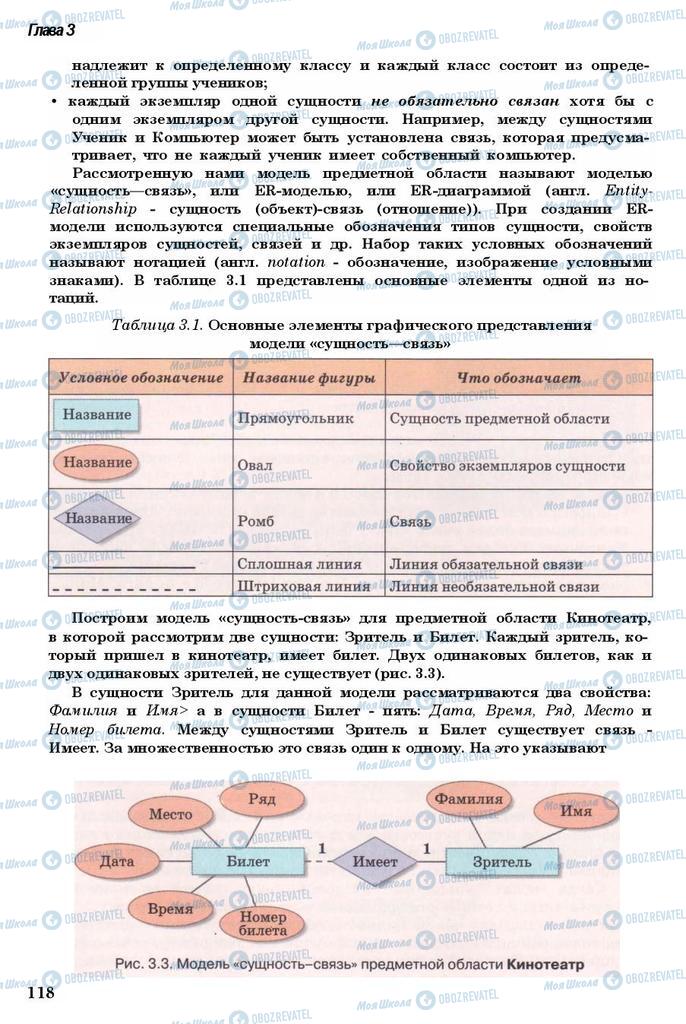 Підручники Інформатика 11 клас сторінка 118