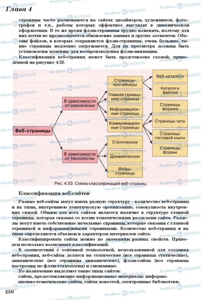 Учебники Информатика 11 класс страница 250