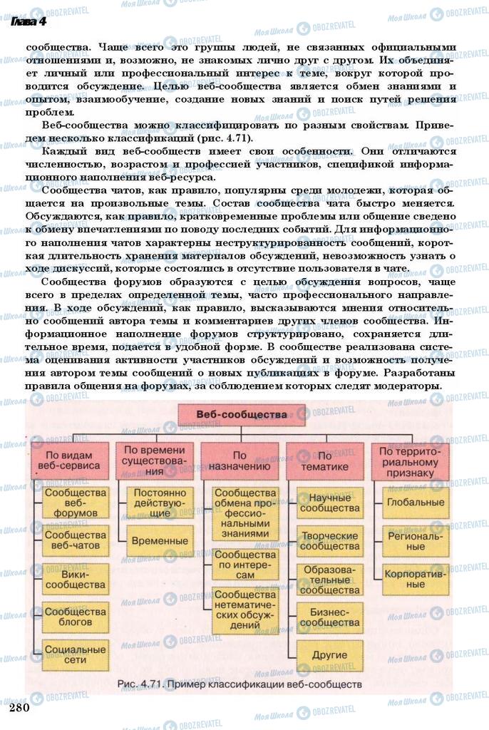 Учебники Информатика 11 класс страница 280