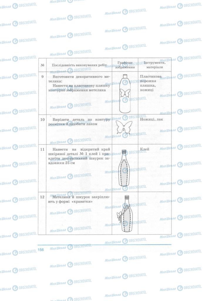 Підручники Технології 10 клас сторінка 156