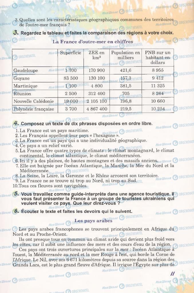 Підручники Французька мова 11 клас сторінка 11