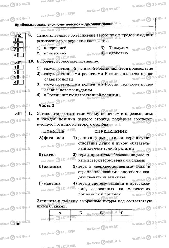 Учебники Правоведение 11 класс страница  100