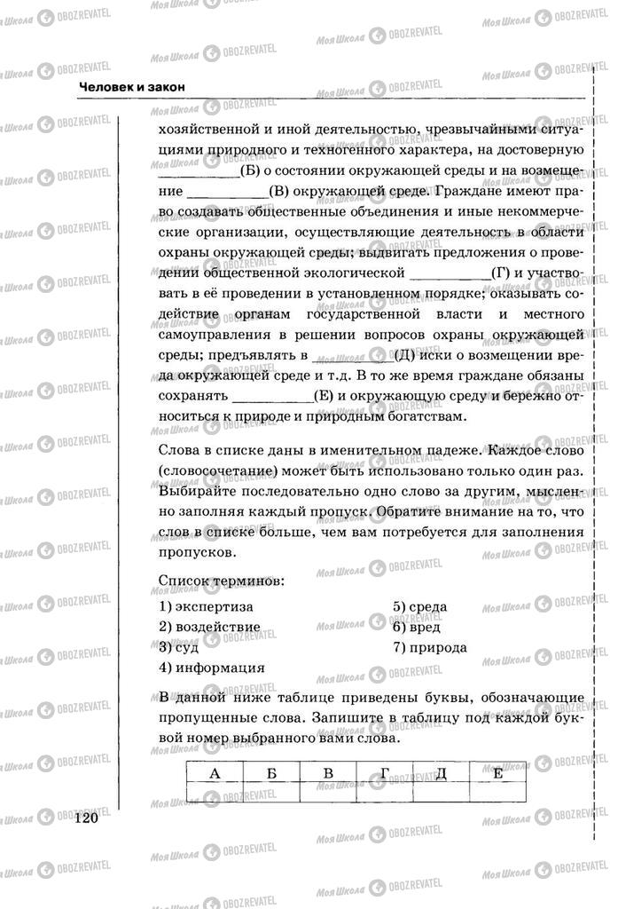 Підручники Правознавство 11 клас сторінка  120