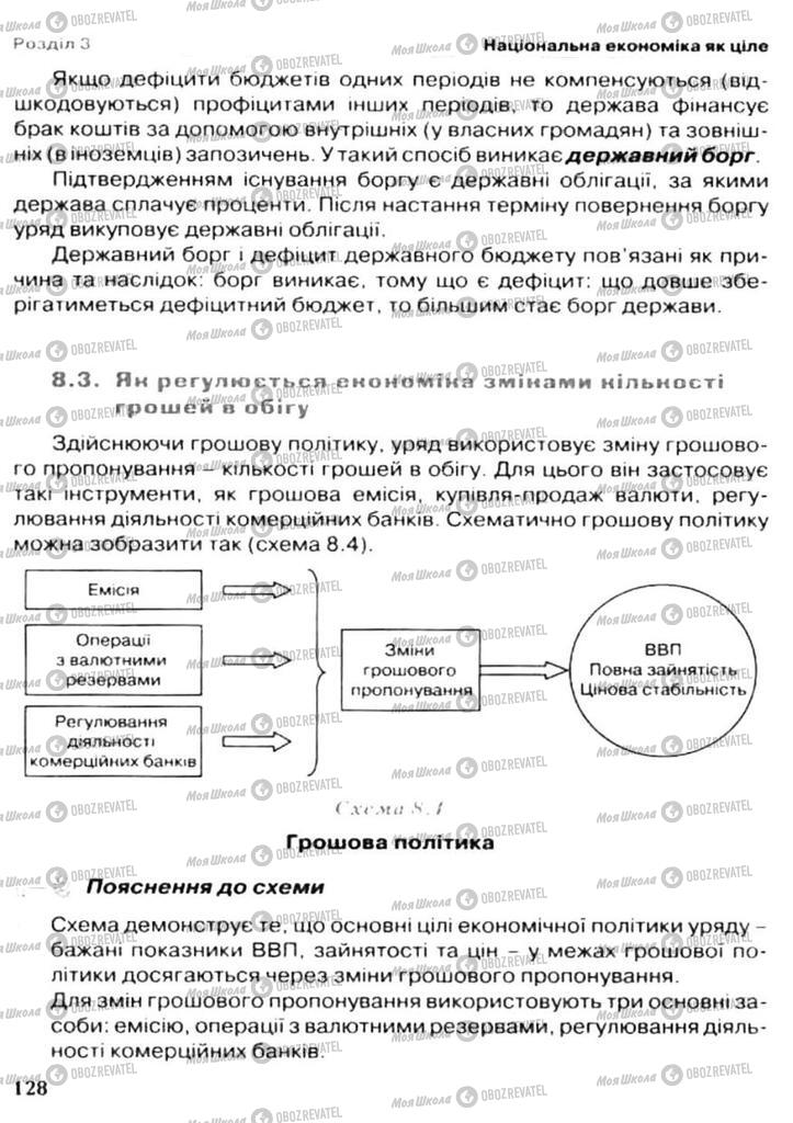 Учебники Экономика 11 класс страница 128