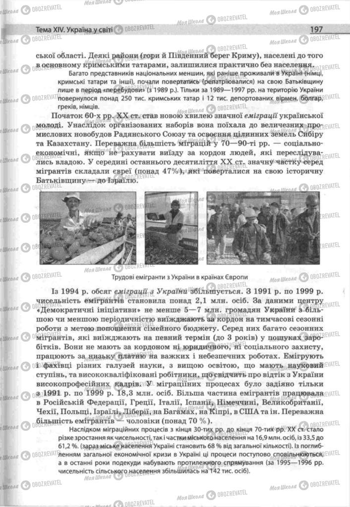 Учебники Человек и мир 11 класс страница 197