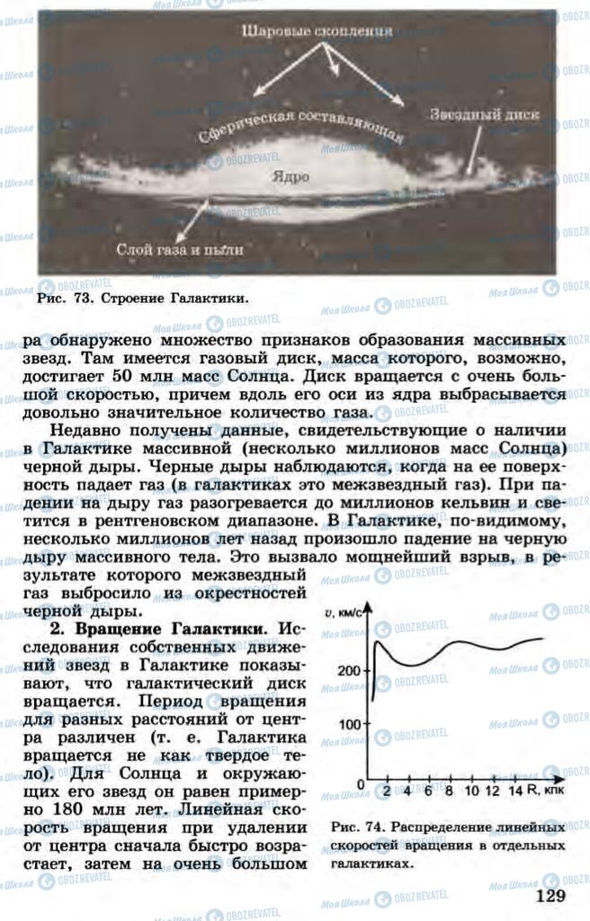 Підручники Астрономія 11 клас сторінка 129