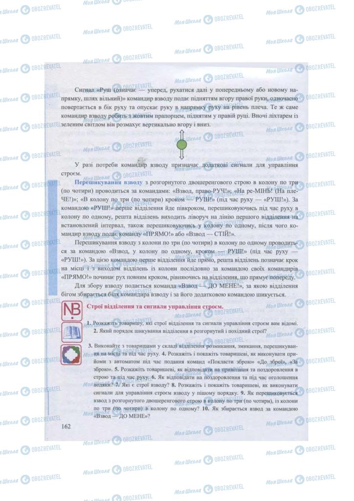 Підручники Захист Вітчизни 11 клас сторінка 162