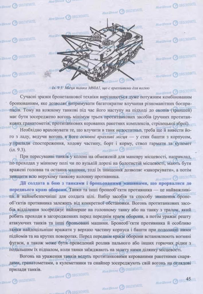 Підручники Захист Вітчизни 11 клас сторінка 45