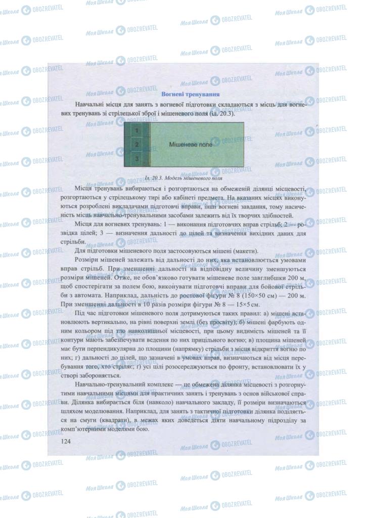 Підручники Захист Вітчизни 11 клас сторінка 124
