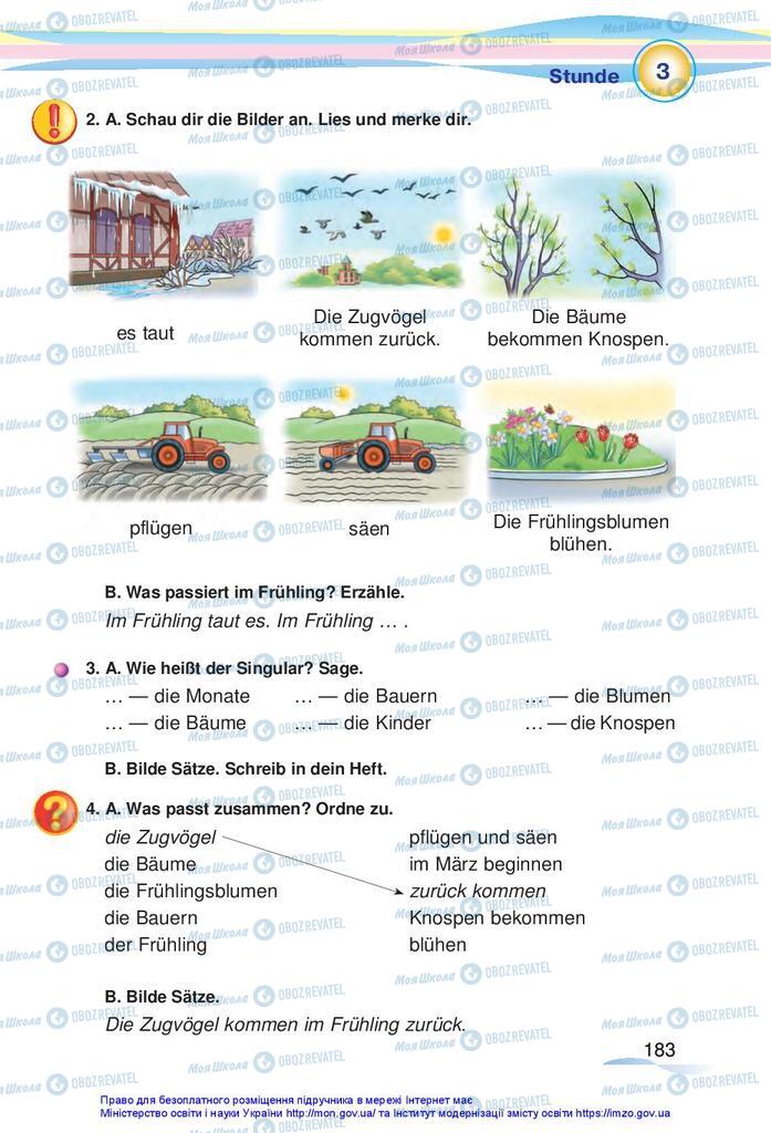 Підручники Німецька мова 5 клас сторінка 183