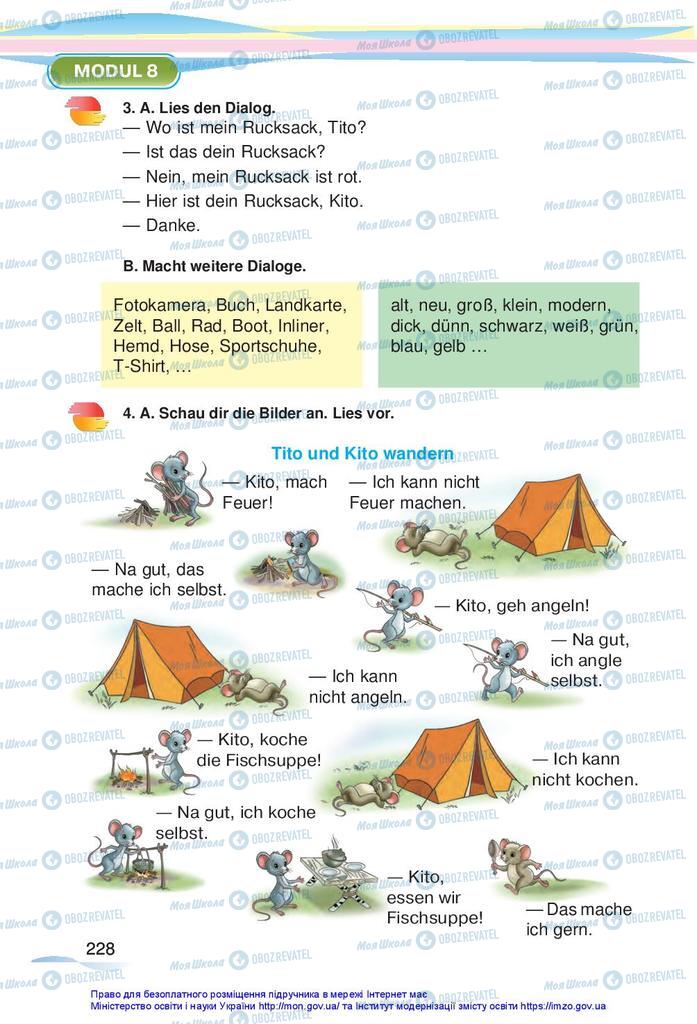 Підручники Німецька мова 5 клас сторінка 228