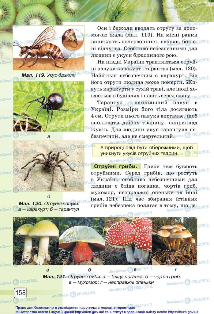 Підручники Природознавство 5 клас сторінка 158
