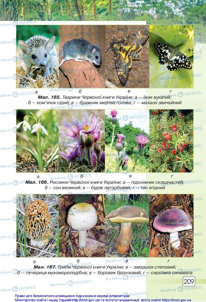 Підручники Природознавство 5 клас сторінка 209