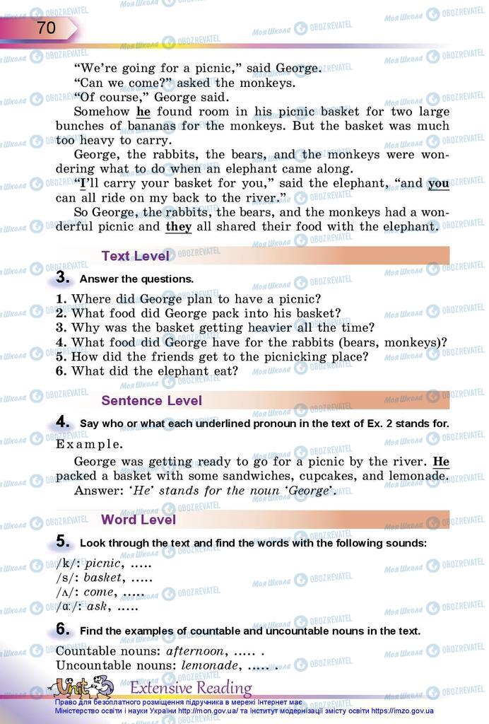 Учебники Английский язык 5 класс страница 70
