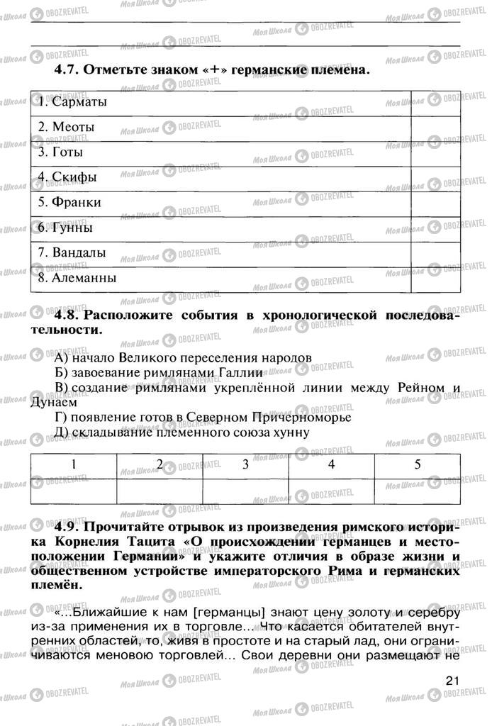 Підручники Всесвітня історія 10 клас сторінка  21