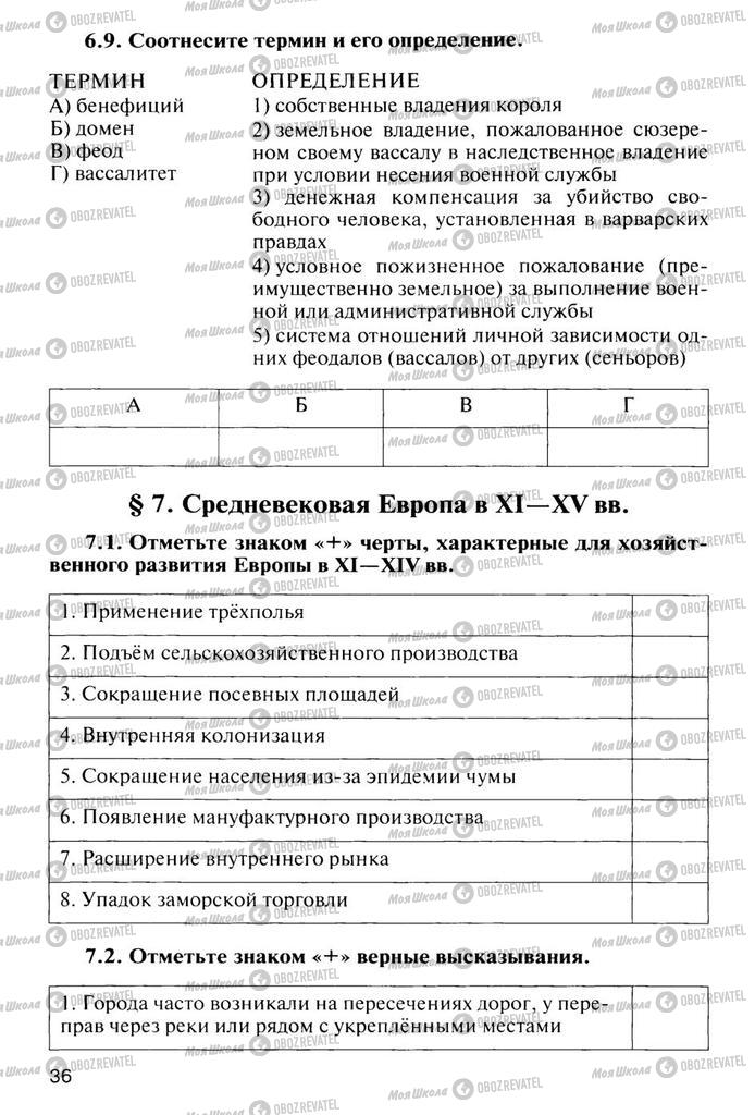 Підручники Всесвітня історія 10 клас сторінка  36