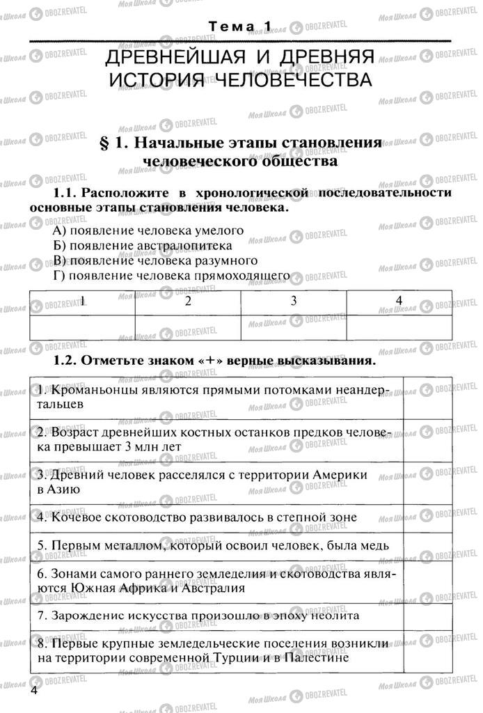 Підручники Всесвітня історія 10 клас сторінка  4