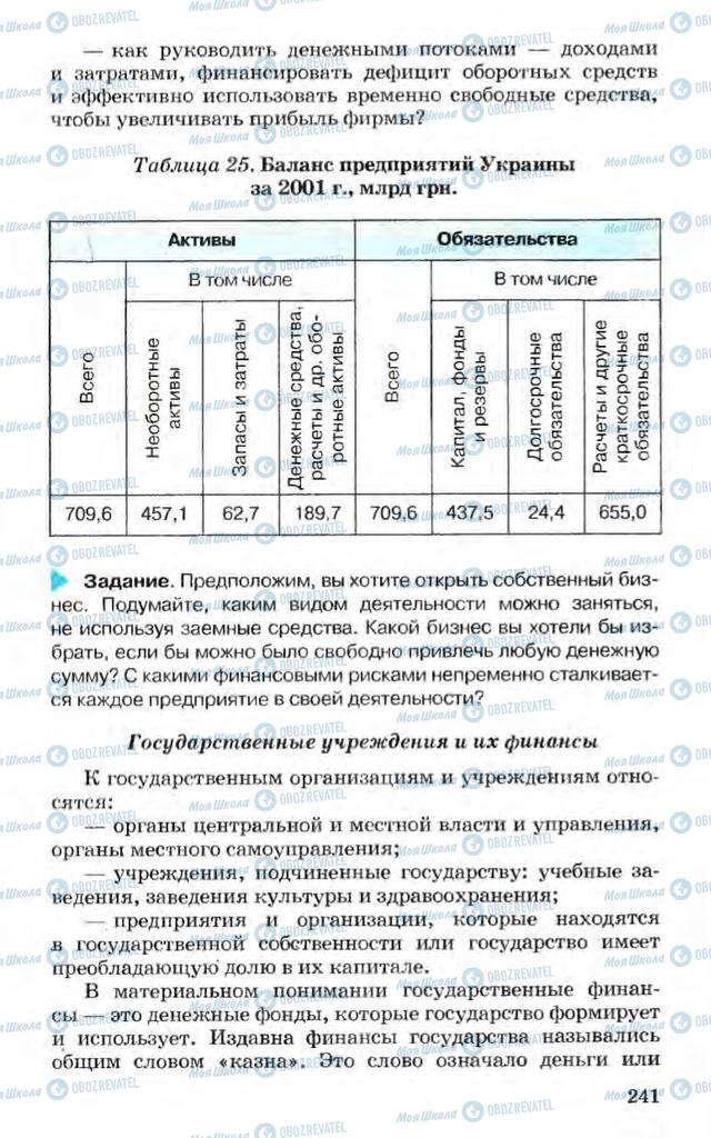 Підручники Економіка 10 клас сторінка 241