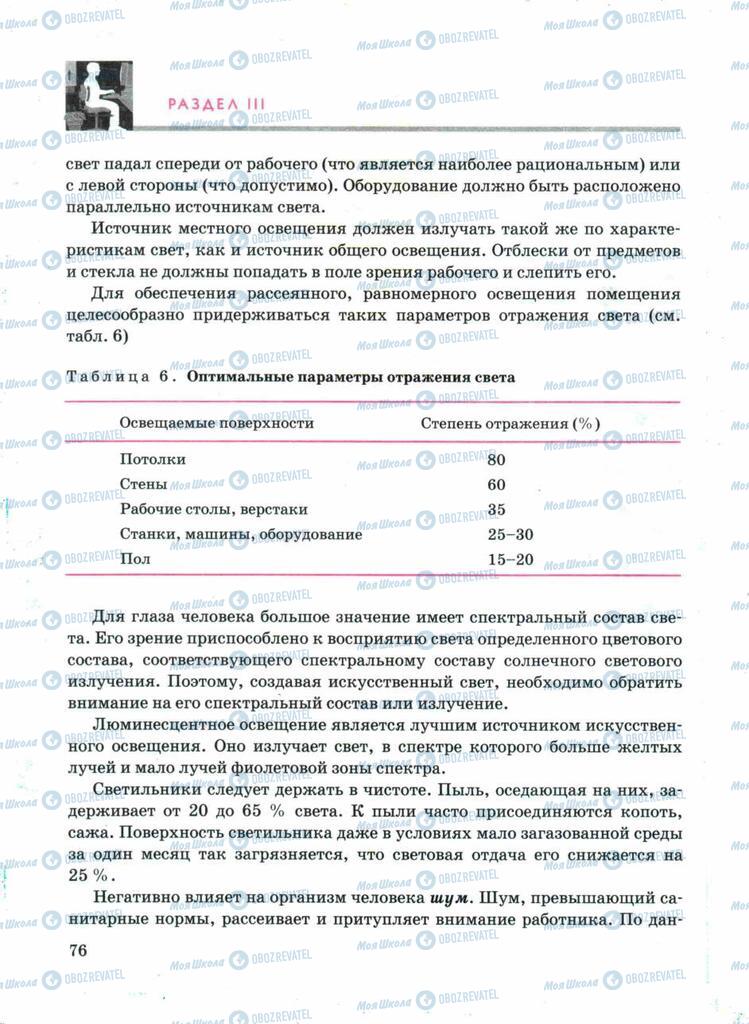 Підручники Технології 11 клас сторінка 76