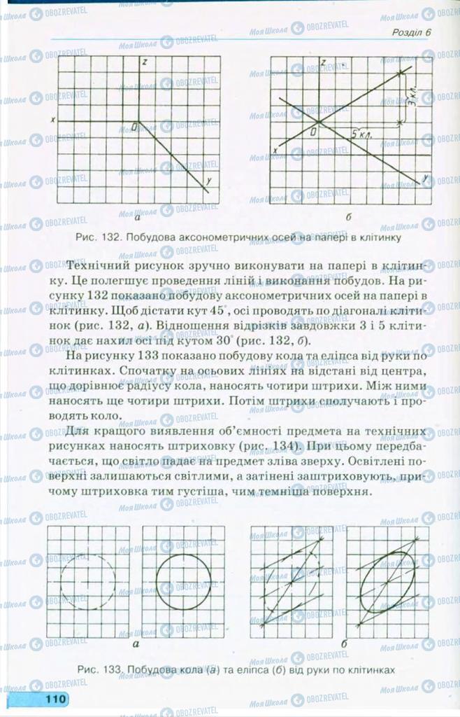 Підручники Креслення 11 клас сторінка 110