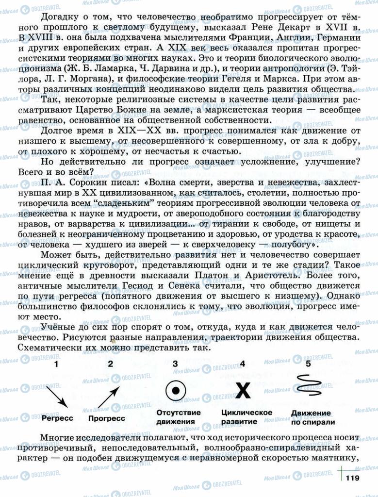 Підручники Суспільствознавство 10 клас сторінка  119