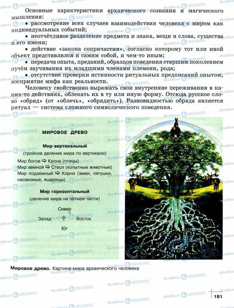 Підручники Суспільствознавство 10 клас сторінка  181