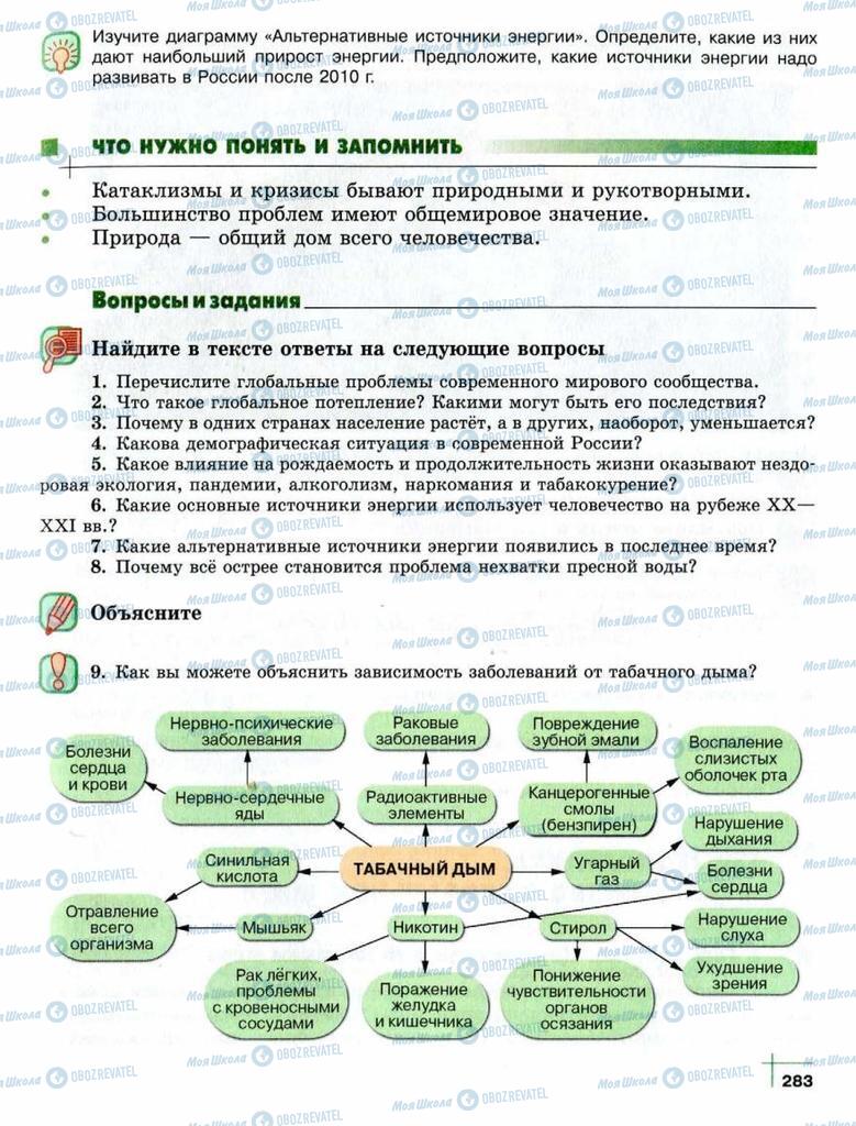 Підручники Суспільствознавство 10 клас сторінка  283