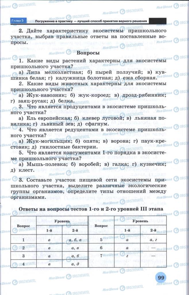 Підручники Технології 10 клас сторінка  99