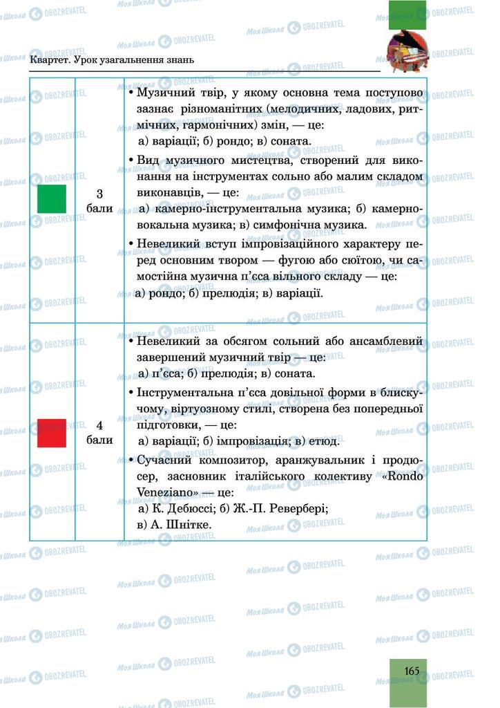 Учебники Музыка 6 класс страница 165