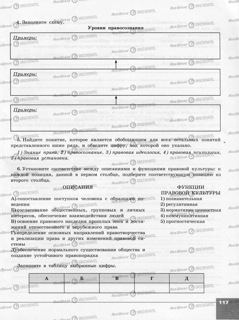 Підручники Суспільствознавство 10 клас сторінка 117