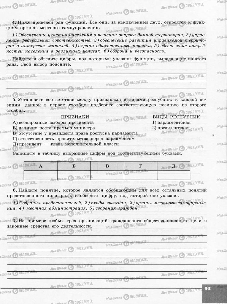 Підручники Суспільствознавство 10 клас сторінка 93