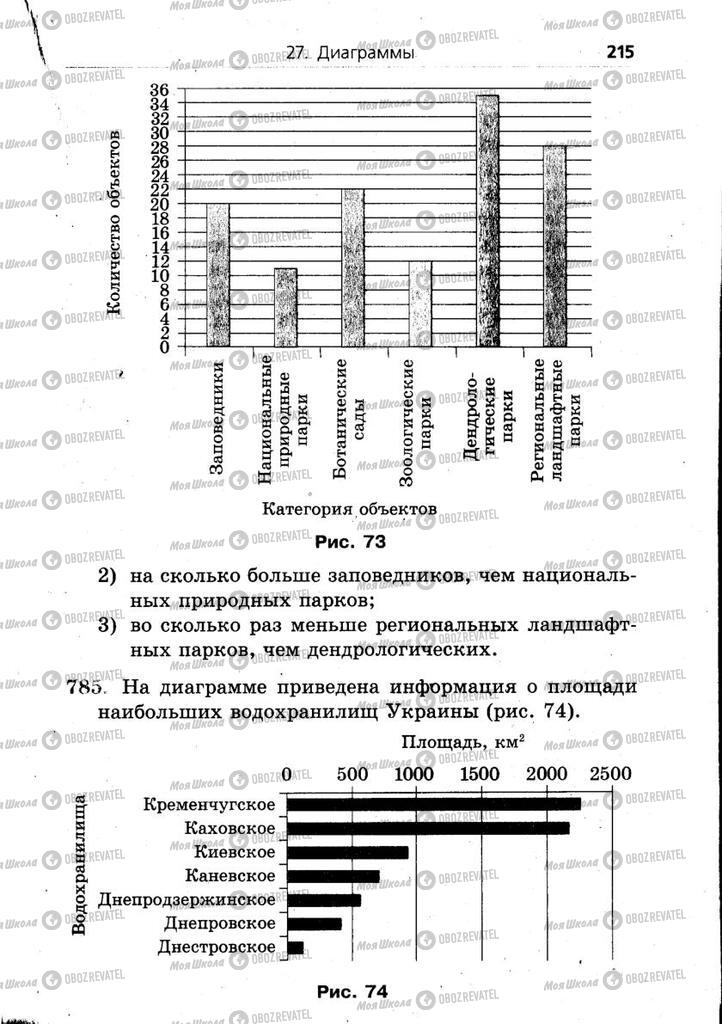 Учебники Математика 6 класс страница 215