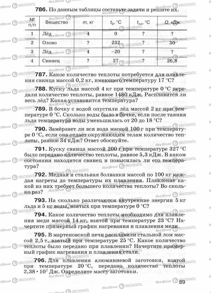 Підручники Фізика 7 клас сторінка  89