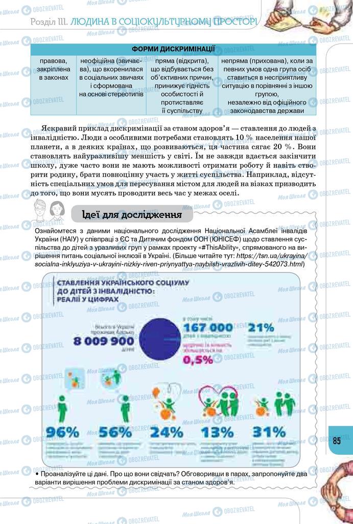 Підручники Громадянська освіта 10 клас сторінка 85