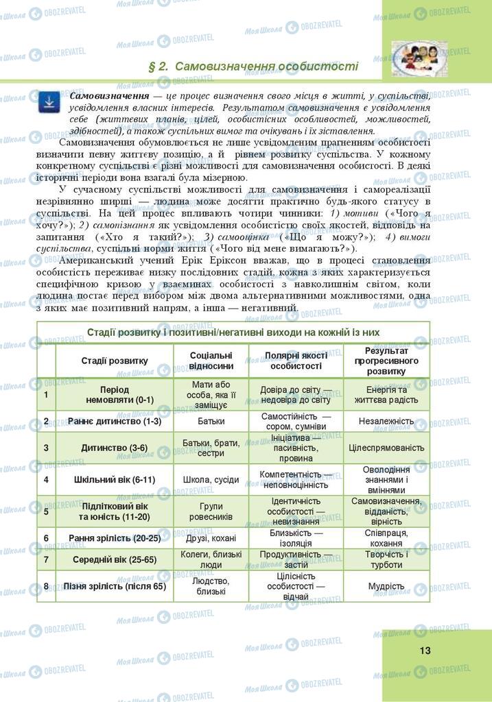 Підручники Громадянська освіта 10 клас сторінка 13