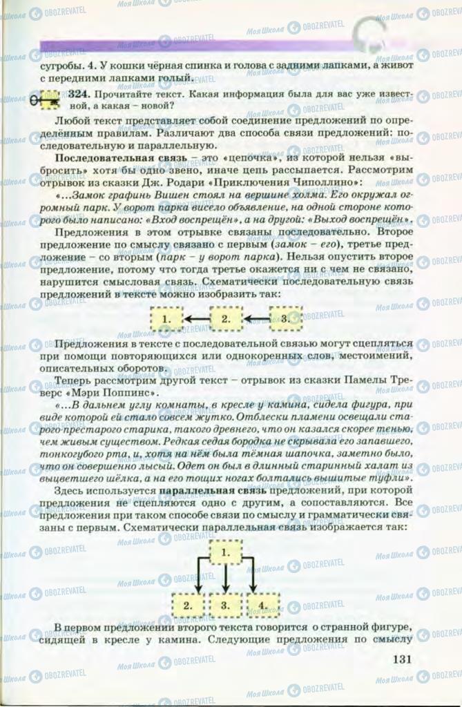 Учебники Русский язык 8 класс страница 131