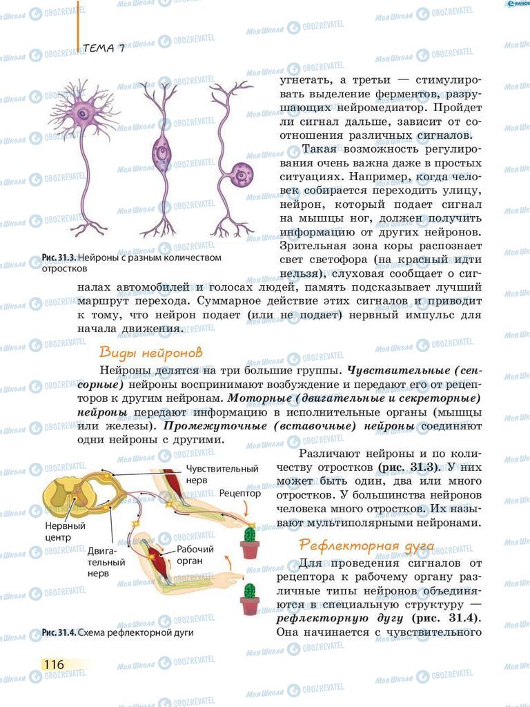 Учебники Биология 8 класс страница 116