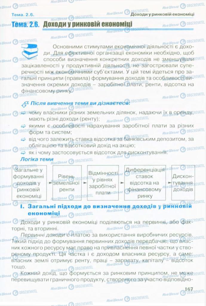 Підручники Економіка 10 клас сторінка 167