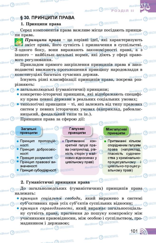 Підручники Правознавство 10 клас сторінка 101