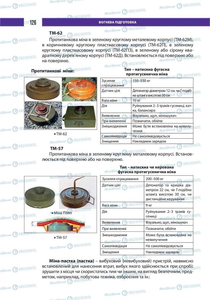 Підручники Захист Вітчизни 10 клас сторінка 126